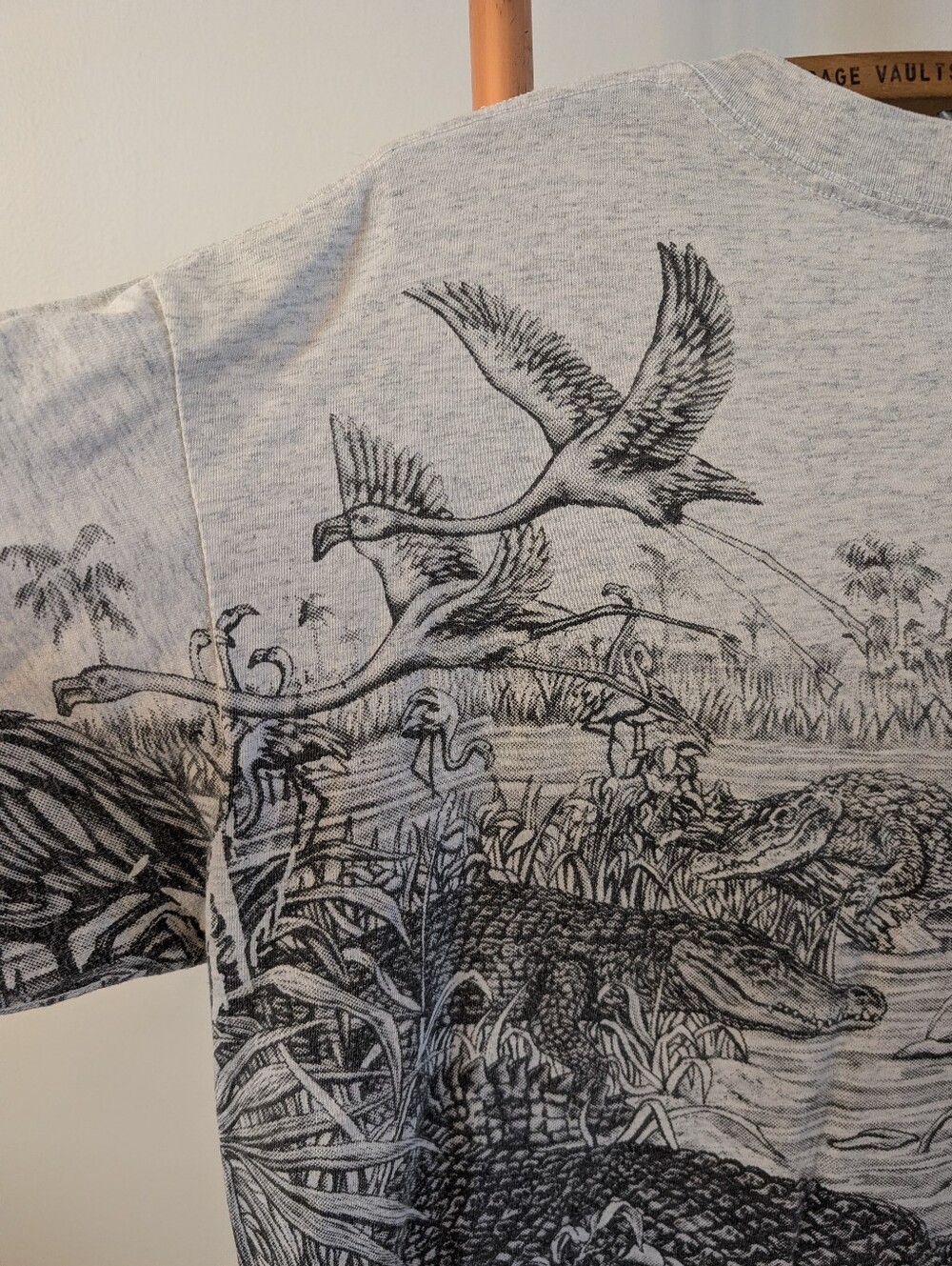 🔥RARE🔥 1993 Disney Discovery Island Everglades Wildlife All-Over Print (AOP) - Picture 10 of 13